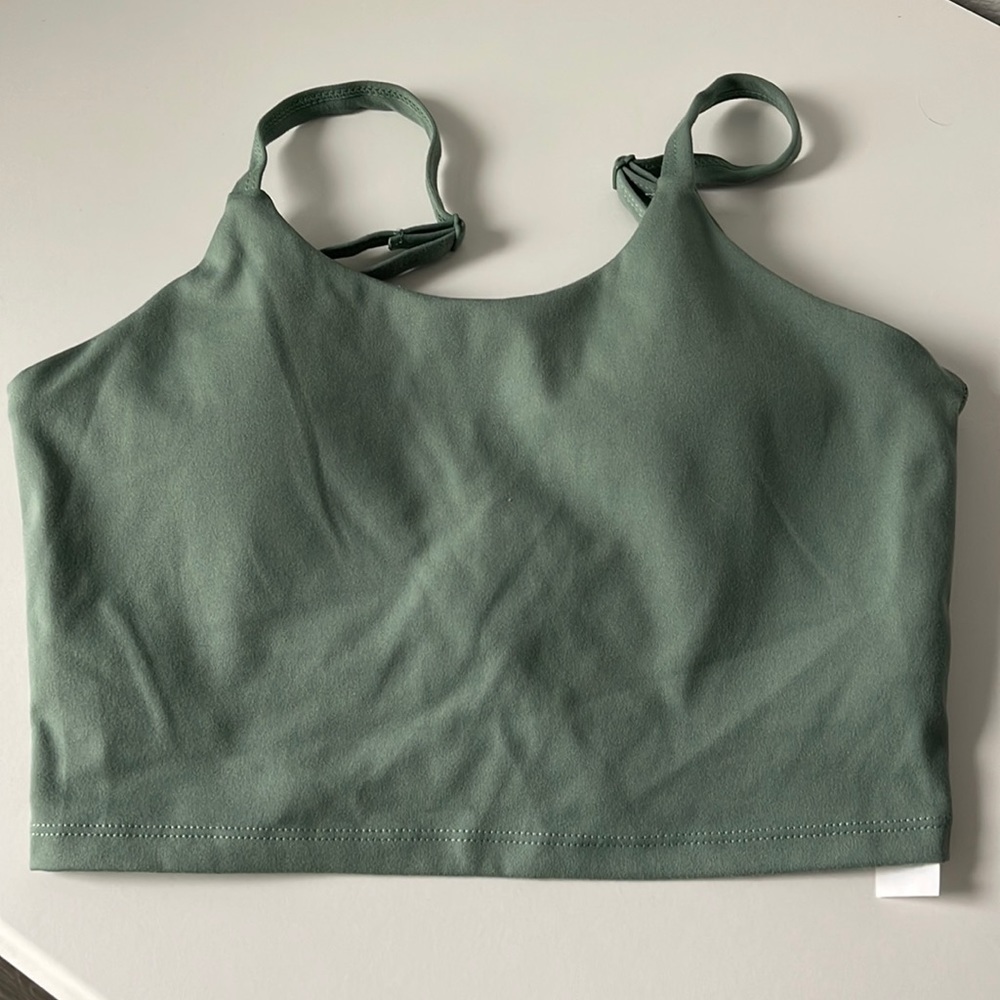 Paragon fitwear crop with built in sports bra size small